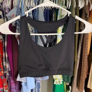Black Crisscross Sports Bra | Size : XS